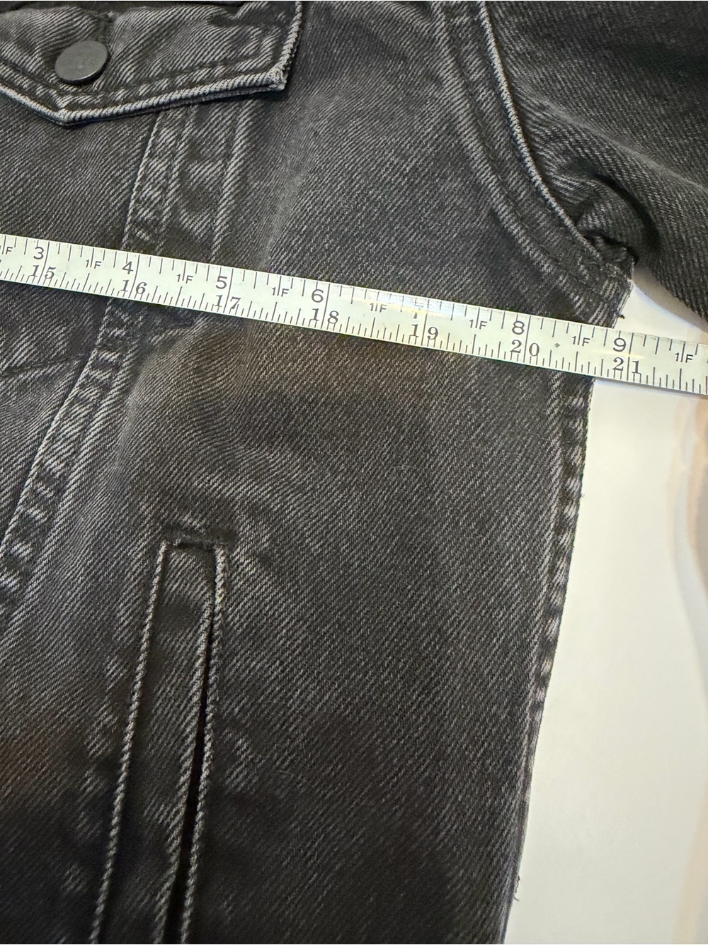 Marine Layer Washed Black Denim Jean Jacket Cotton truckers jacket - Picture 15 of 16